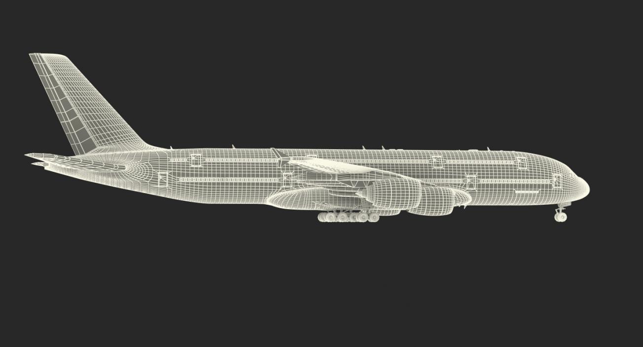 Airbus A380-1000 Air France 3D